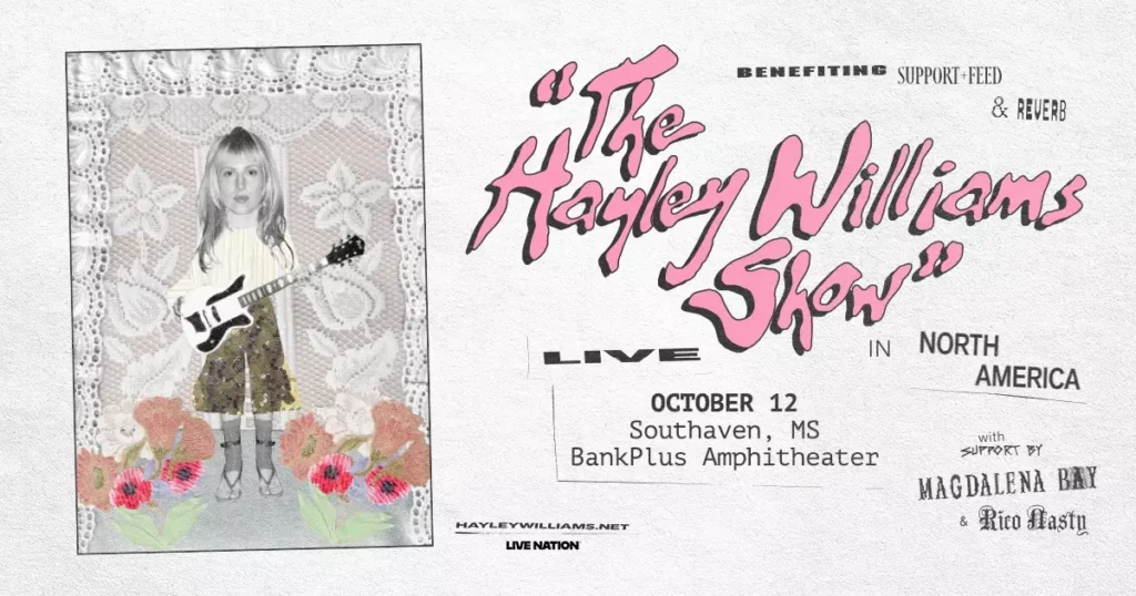 Hayley Williams at BankPlus Amphitheatre at Snowden Grove